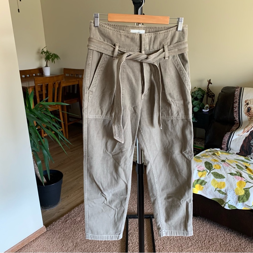 Citizens of Humanity Evereve Belted Cargo Straight Jeans 27